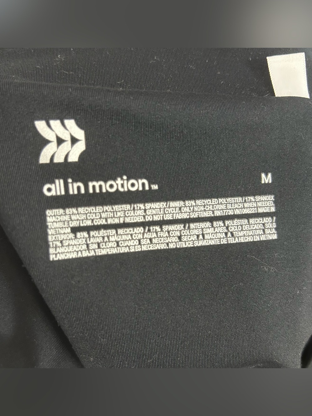 All in motion Target Women’s Medium Black Knit Slit Active performance Skort - Picture 5 of 7